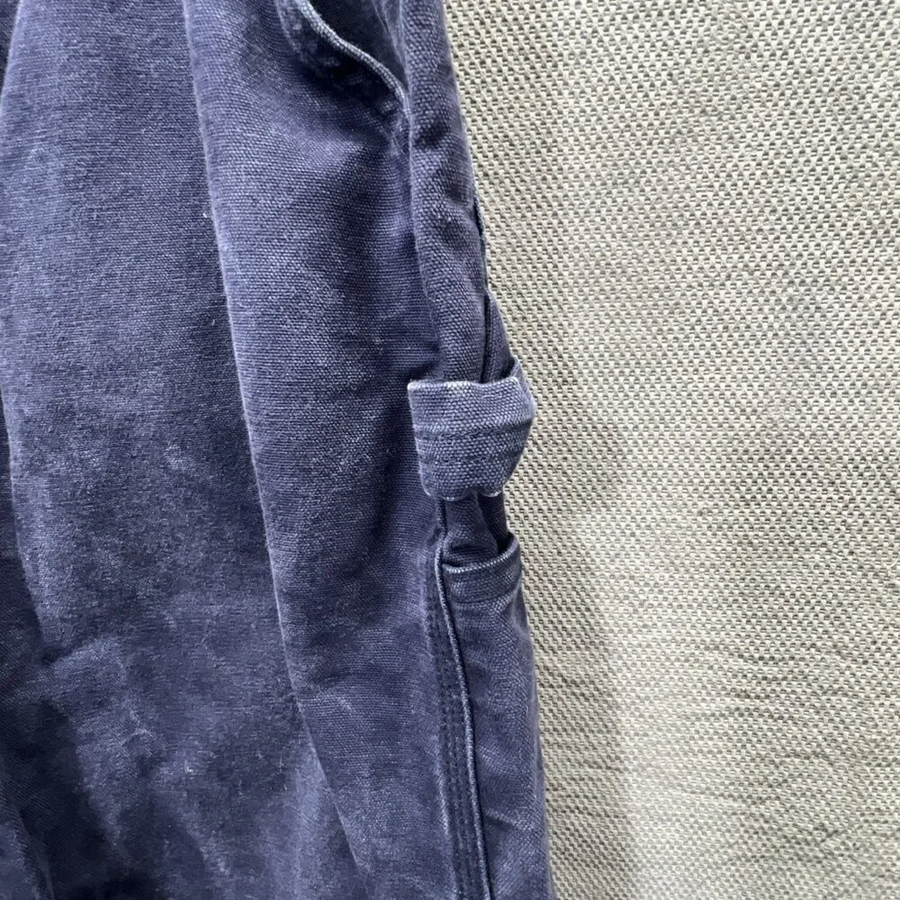CARHARTT FLAME RESISTANT Men's Pants Canvas Carpenter Pants FRB229DNY 34X34 - Picture 3 of 11